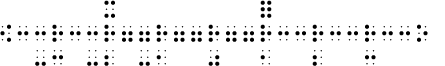 braille graph solution to 2 less than x less than or equal to 1.