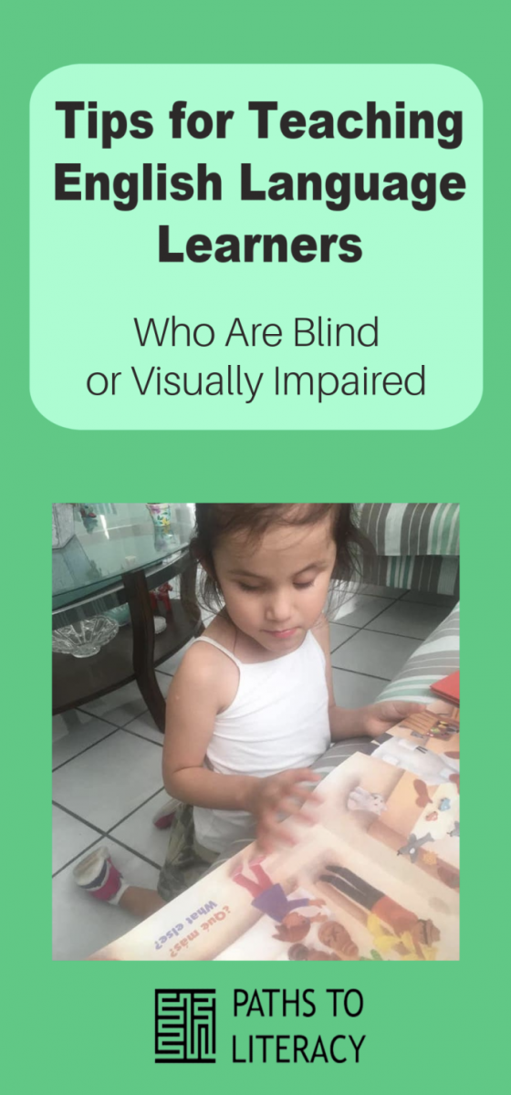 Collage of tips for teaching English Language Learners